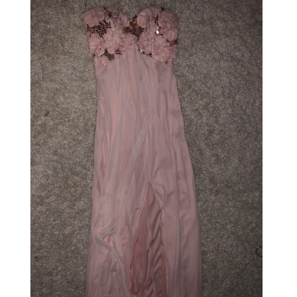 Pink prom dress